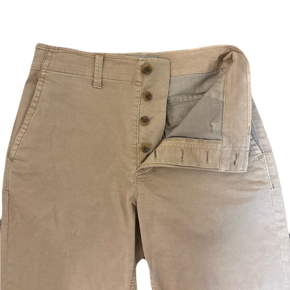 Everlane Lightweight Relaxed Fit Chino Pants Khaki Straight-Leg Cotton Twill - Picture 6 of 10